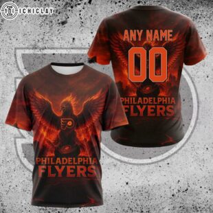 Custom Name Number NHL Philadelphia Flyers Special All Over Print T-Shirt