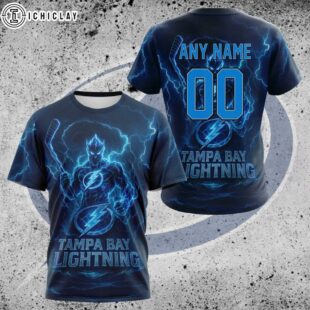 Custom Name Number NHL Tampa Bay Lightning Special All Over Print T-Shirt