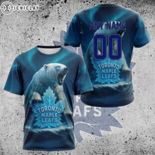 Custom Name Number NHL Toronto Maple Leafs Special All Over Print T-Shirt
