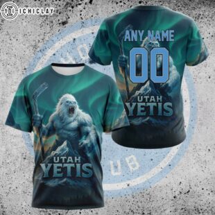 Custom Name Number NHL Utah Hockey Club Special All Over Print T-Shirt