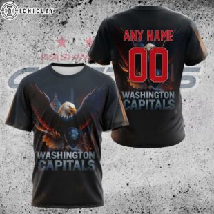 Custom Name Number NHL Washington Capitals Special All Over Print T-Shirt