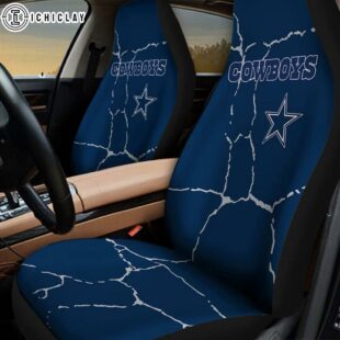Dallas Cowboys Crack Pattern Car Seat Cover