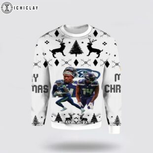 DeKaylin Zecharius Seattle Seahawks Ugly Christmas Sweater