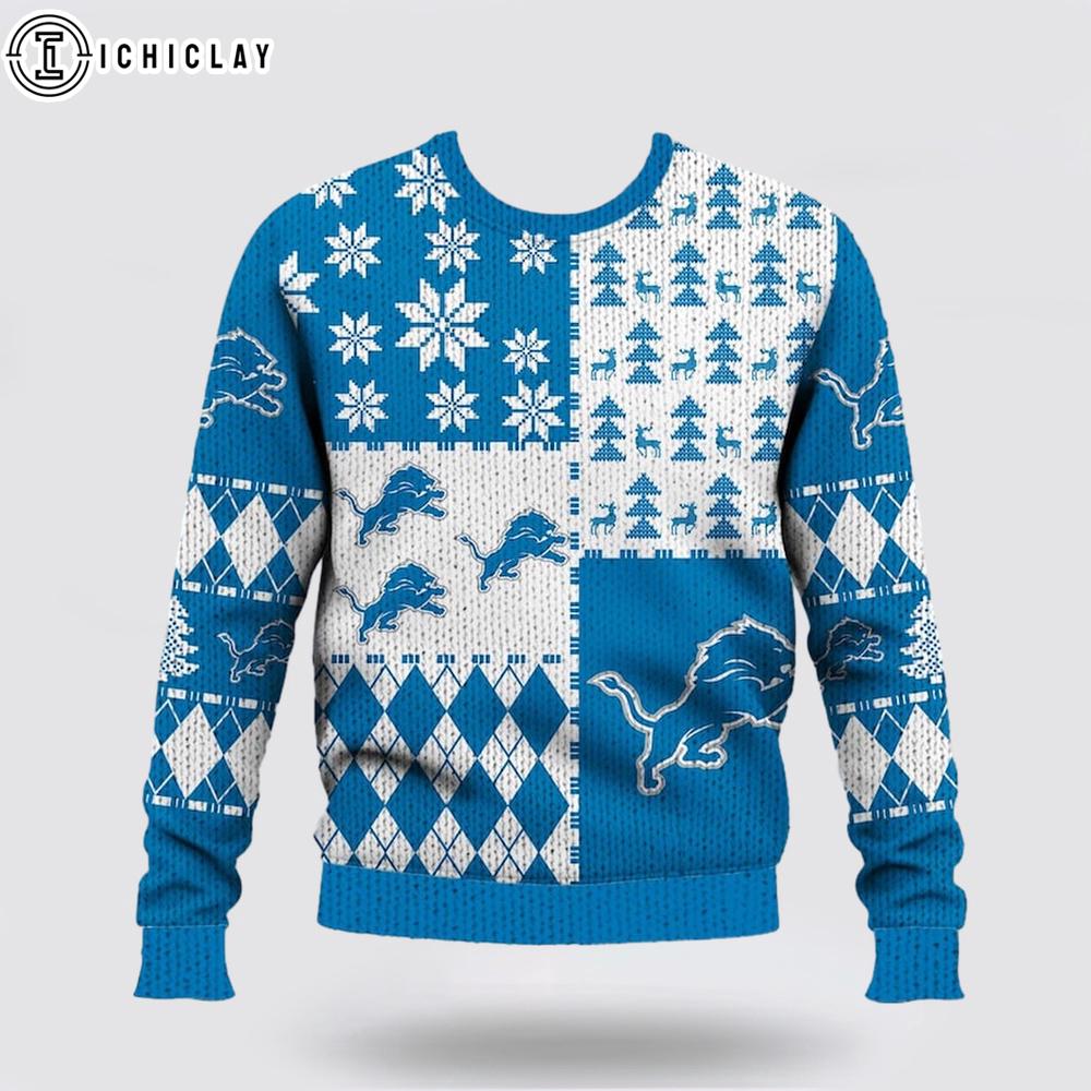 Detroit Lions Ugly Christmas Sweater Detroit Lions Ugly Christmas Sweater