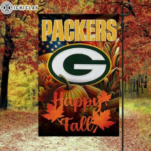 Green Bay Packers NFL Happy Fall House And Garden Flag Decor