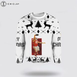 Kansas City Chiefs TE Travis Kelce Ugly Christmas Sweater