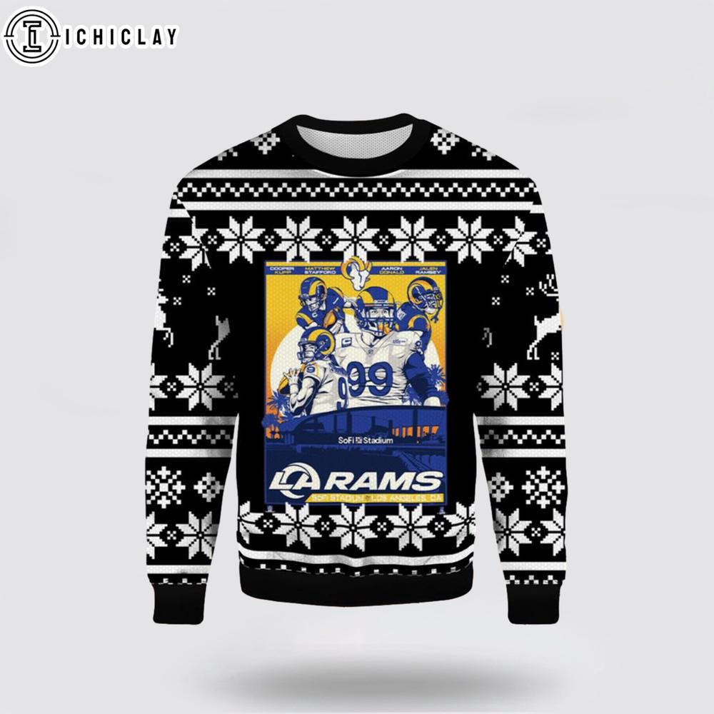 Los Angeles Rams Player Ugly Christmas Sweater Los Angeles Rams Player Ugly Christmas Sweater