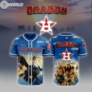 MLB Houston Astros X How To Train Your Dragon Baseball Jersey