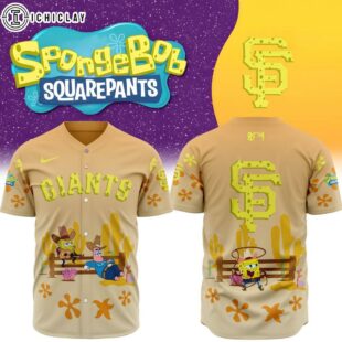 MLB San Francisco Giants X SpongeBob SquarePants Special Baseball Jersey