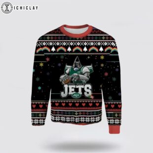 New York Jets Anime Ugly Christmas Sweater