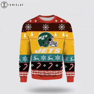 New York Jets Napkins Ugly Christmas Sweater