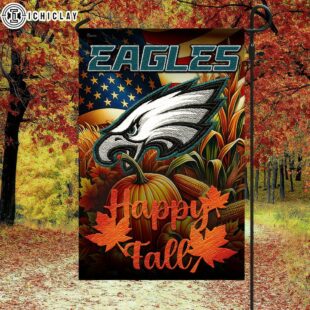Philadelphia Eagles NFL Happy Fall House And Garden Flag Decor