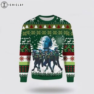 Seattle Seahawks And Coach Ugly Christmas Sweater