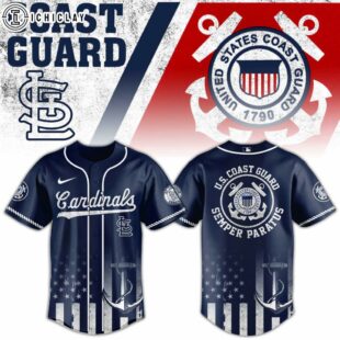 St. Louis Cardinals MLB x US Coast Guard Baseball Jersey Shirt