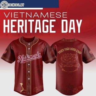 Washington Nationals MLB x Vietnamese Heritage Night Baseball Jersey Shirt