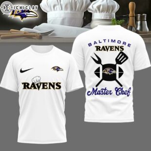 Baltimore Ravens NFL Master Chef 3D Shirt