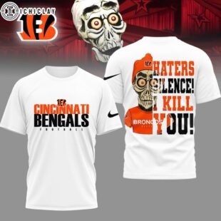 Cincinnati Bengals NFL Haters Silence I Kill You 3D Shirt