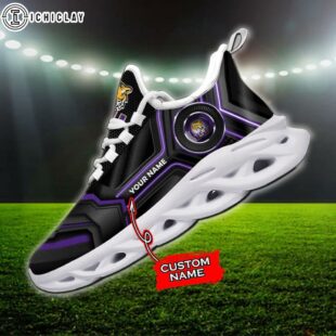 Custom Name LSU Tigers NCAA Team Max Soul Shoes For Fans