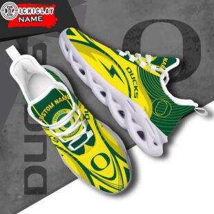 Custom Name Oregon Ducks NCAA Max Soul Shoes For Fans