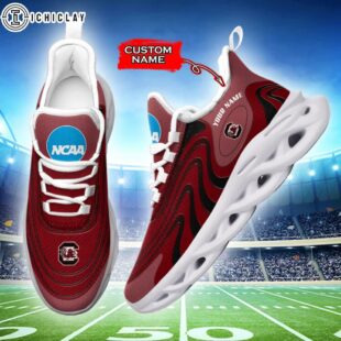 Custom Name South Carolina Gamecocks NCAA Team Sport Max Soul Shoes For Fans