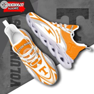 Custom Name Tennessee Volunteers NCAA Sport Max Soul Shoes For Fans