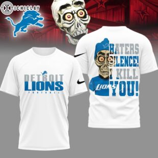 Detroit Lions NFL Haters Silence I Kill You 3D Shirt