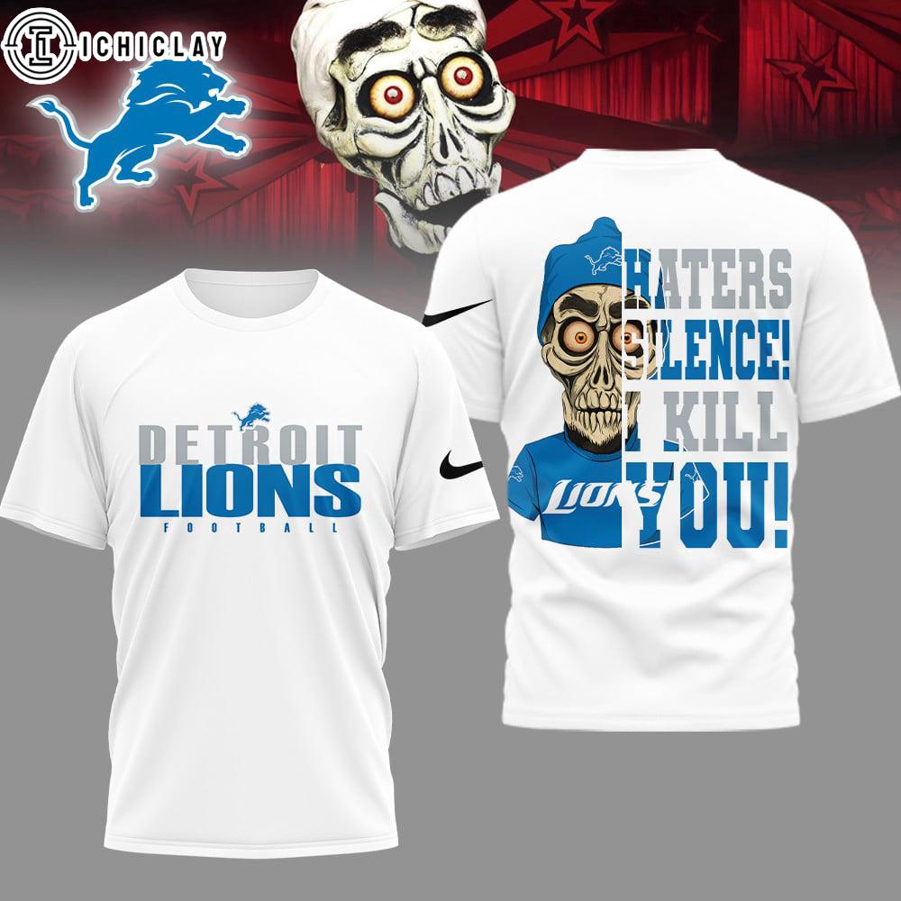 Detroit Lions NFL Haters Silence I Kill You 3D Shirt Detroit Lions NFL Haters Silence I Kill You 3D Shirt