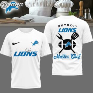 Detroit Lions NFL Master Chef 3D Shirt