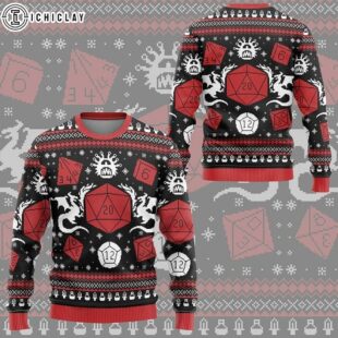 Dungeons And Dragons Xmas Christmas Sweater