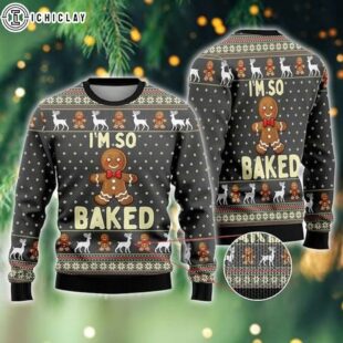 Gingerbread Man Ugly Christmas Sweater