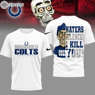 Indianapolis Colts NFL Haters Silence I Kill You 3D Shirt