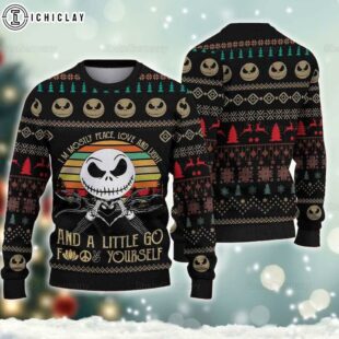 Jack Skellington Nightmare Before Christmas Ugly Sweater