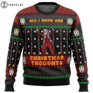 Joker Santa Ugly Christmas Sweater