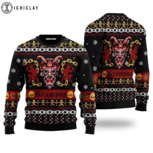 Krampus Horror Ugly Christmas Sweater