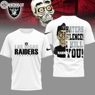Las Vegas Raiders NFL Haters Silence I Kill You 3D Shirt