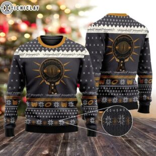 LOTR Eye of Sauron Ugly Christmas Sweater
