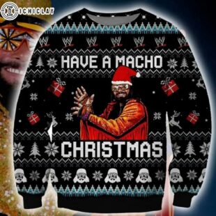 Macho Man Randy Savage Fans Ugly Christmas Sweater