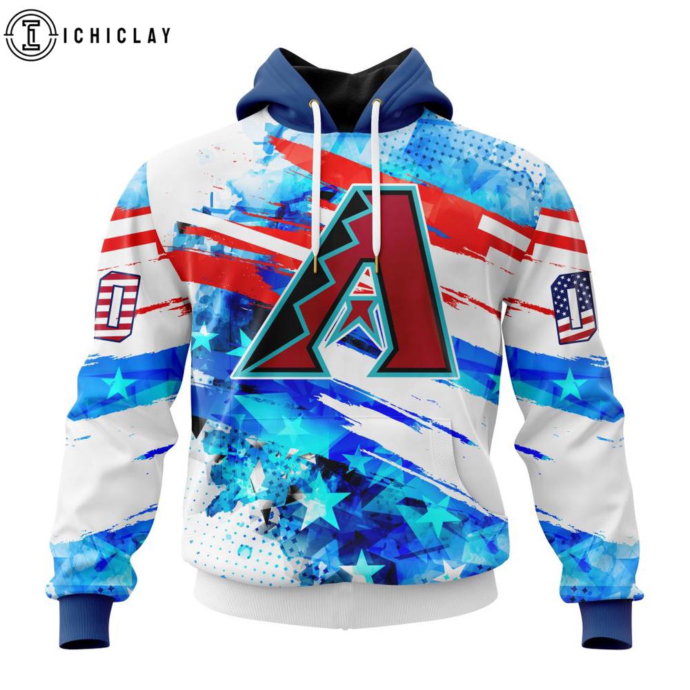 MLB Arizona Diamondbacks Special Independence Day 3D Shirt MLB Arizona Diamondbacks Special Independence Day 3D Shirt