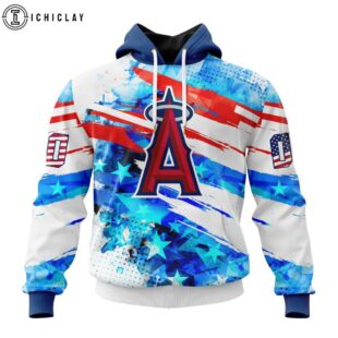 MLB Los Angeles Angels Special Independence Day 3D Shirt