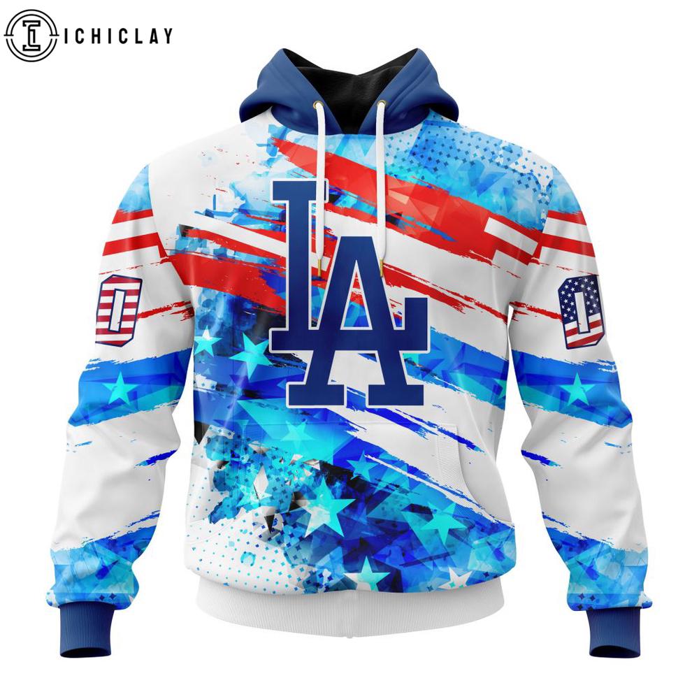 MLB Los Angeles Dodgers Special Independence Day 3D Shirt MLB Los Angeles Dodgers Special Independence Day 3D Shirt