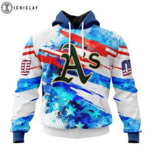 MLB Oakland Athletics Special Independence Day 3D Shirt