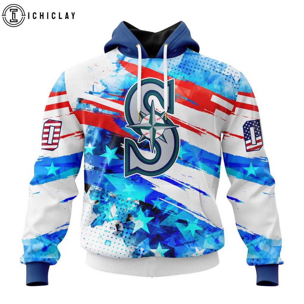 MLB Seattle Mariners Special Independence Day 3D Shirt MLB Seattle Mariners Special Independence Day 3D Shirt