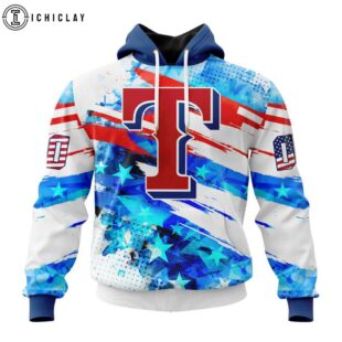 MLB Texas Rangers Special Independence Day 3D Shirt