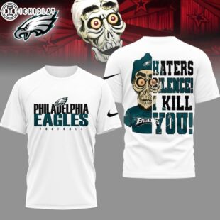 Philadelphia Eagles NFL Haters Silence I Kill You 3D Shirt