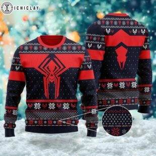 Spider Ugly Christmas Sweater, Superhero Movie Xmas