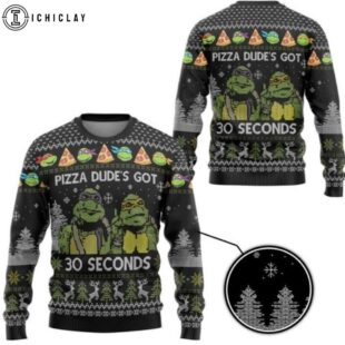 Teenaage Mu.tant NinjaaTurtles Animation Ugly Christmas Sweater
