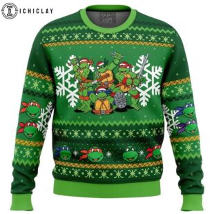 Teenage Mutant Ninja Turtle TMNT Christmas Ugly Christmas Sweater