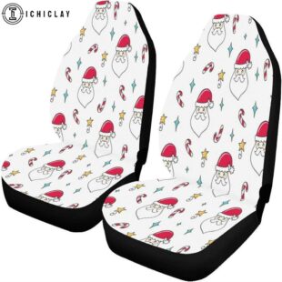 A Magical Christmas With Santa Claus And Gifts Car Seat Covers Decor For Car