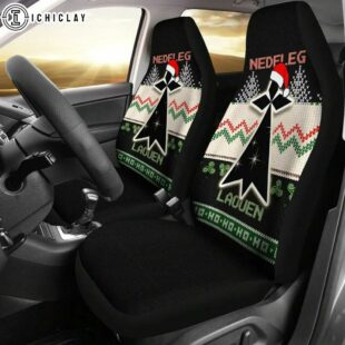 Brittany Celtic Christmas Car Seat Covers Stoat Ermine Ugly Christmas Decor For Car
