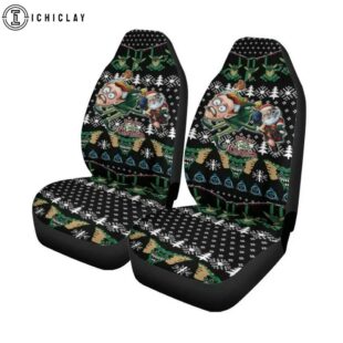 Celtic Ugly Christmas Ho Ho Ho Car Seat Covers Decor For Car